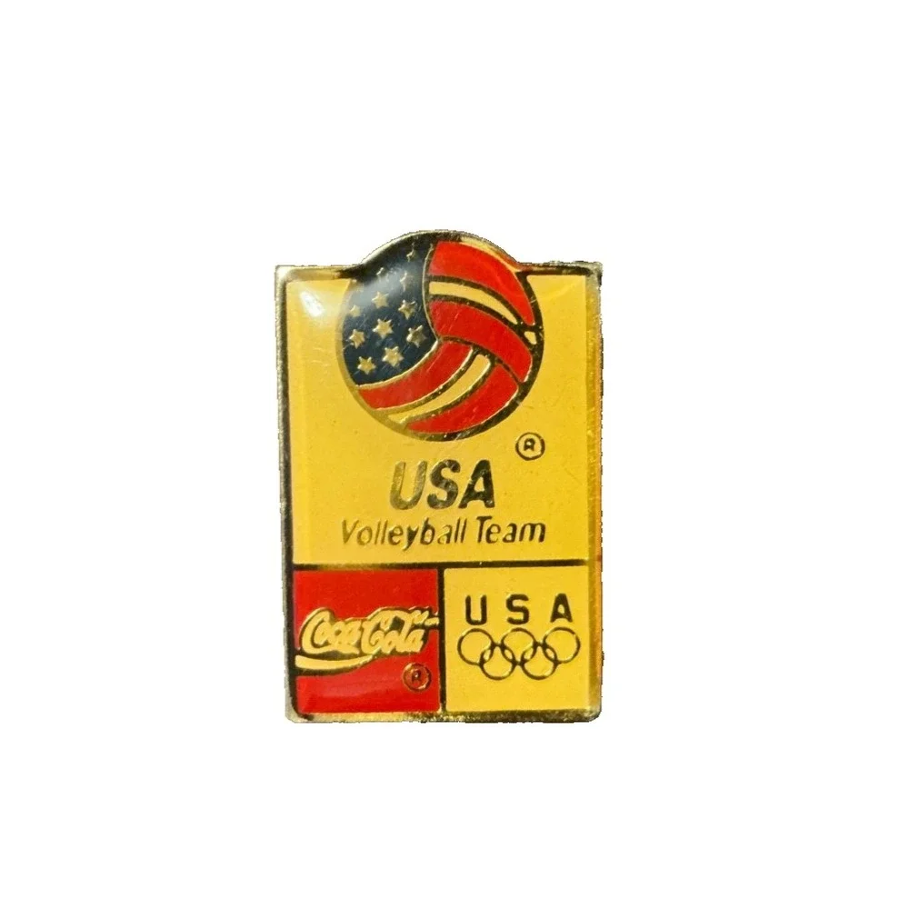 USA VOLLEYBALL Coca Cola Company OLYMPICS Collectors PIN